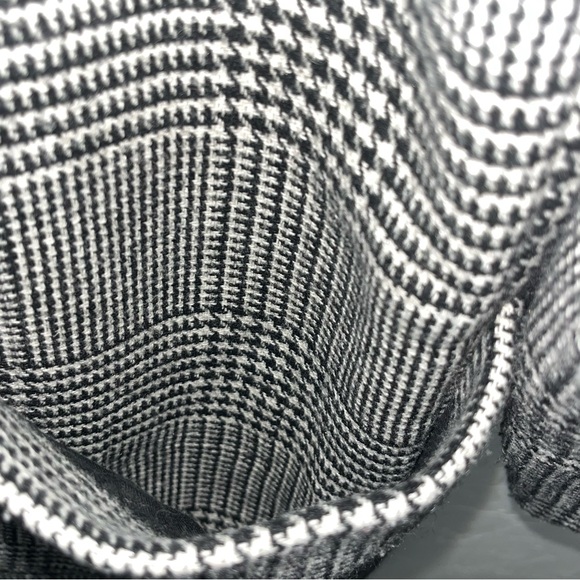 ALLSAINTS Houndstooth Wool Blend Coat Size Small - Picture 5 of 11
